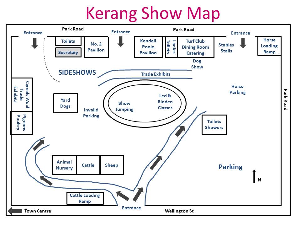 Kerang Show Map 2016